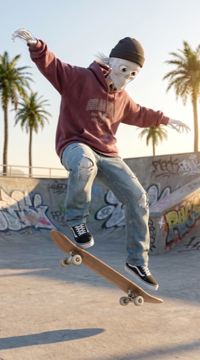 Demo Glass Skeleton skate
